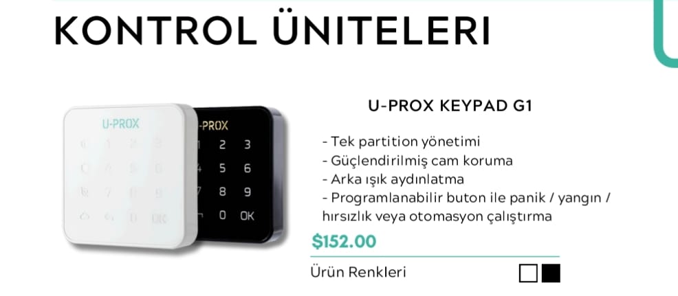 U-PROX KEYPAD G1