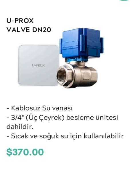 U-PROX VALVE DN20