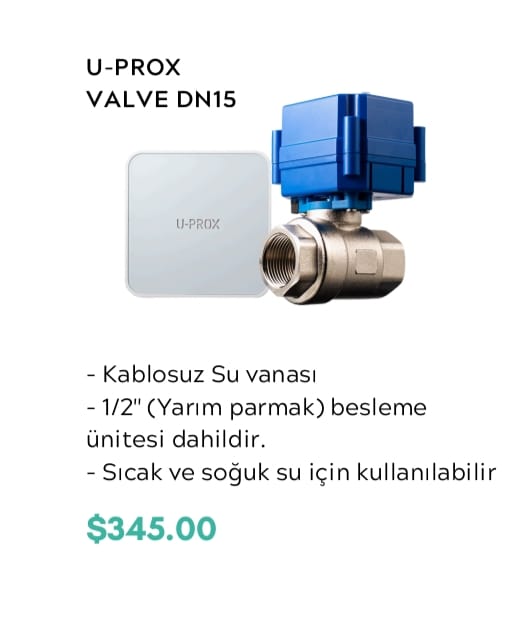 U-PROX VALVE DN15